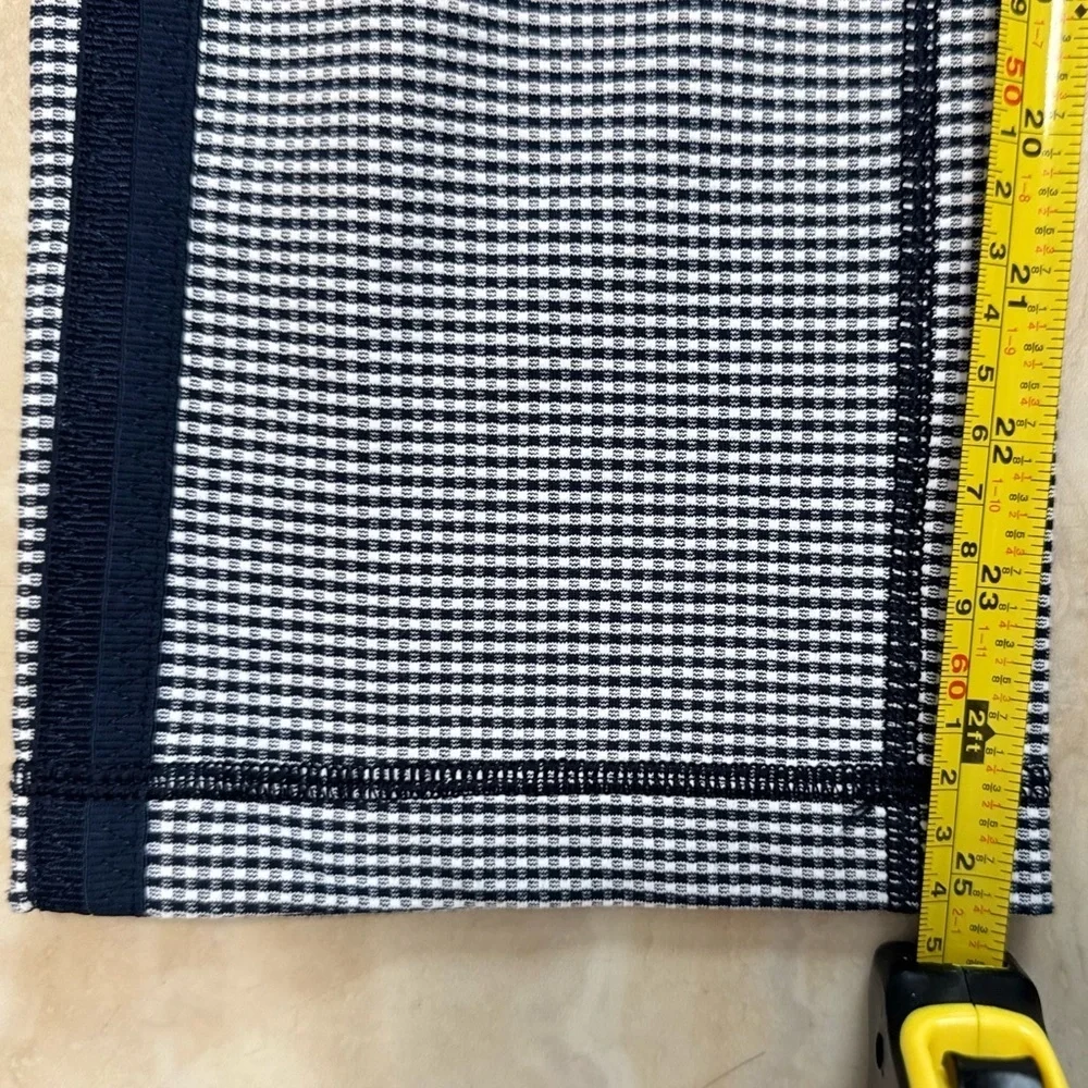 NWOT LULULEMON Coast to Class Gingham Inkwell cropped pants, 25” (US 10) - Picture 7 of 7